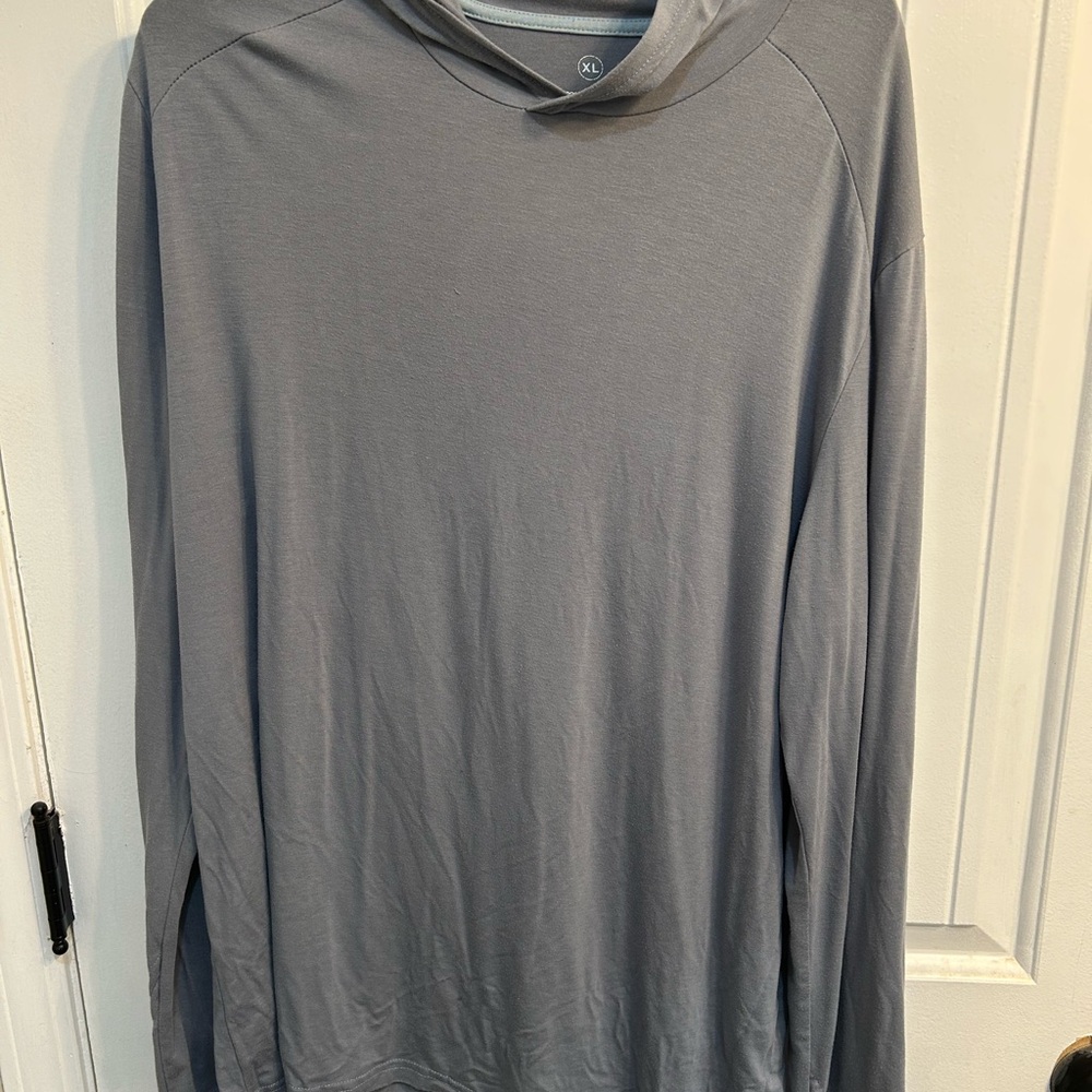 Free Fly Lightweight Hoodie Men's blueish/gray Long Sleeve Shirt
